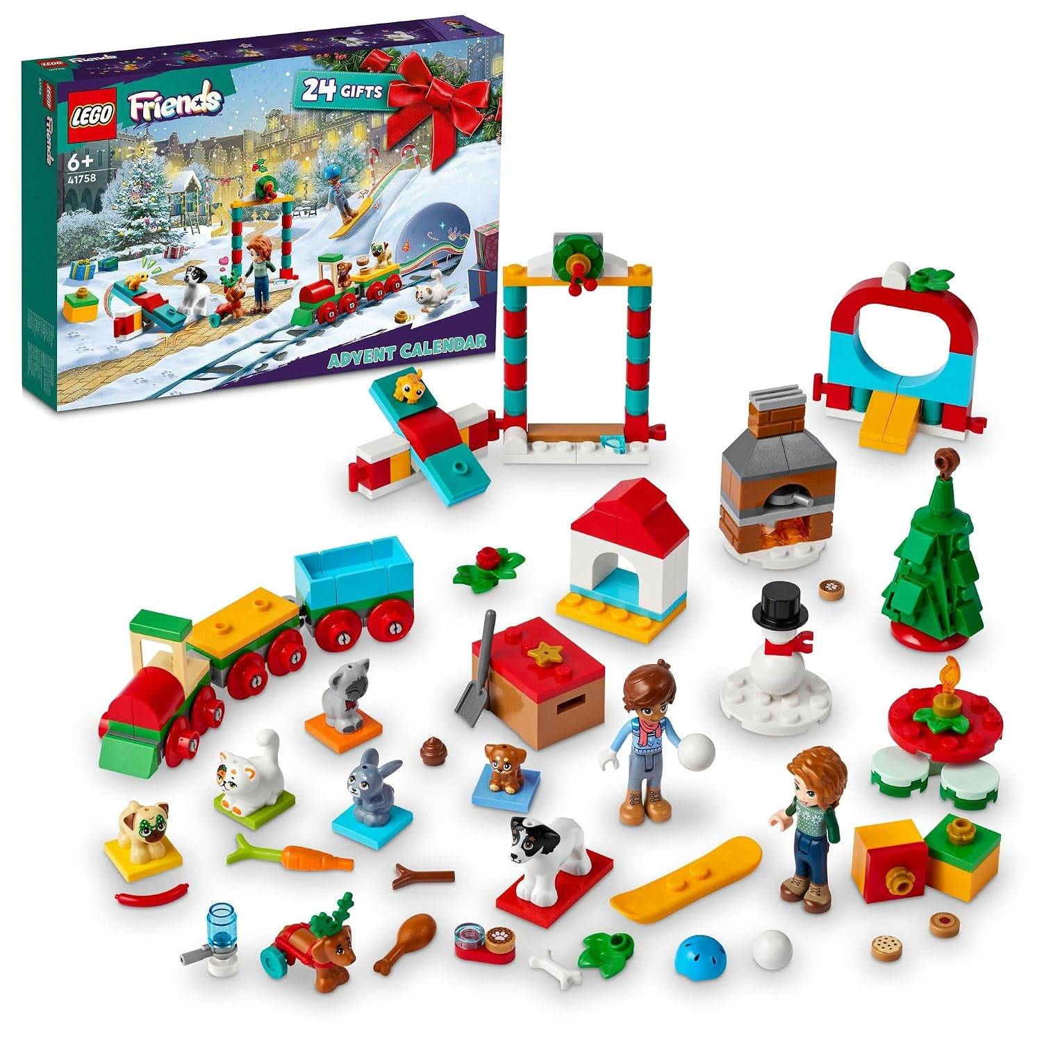 LEGO Friends Adventskalender leksaksblock present låtsaslek flicka 6 år