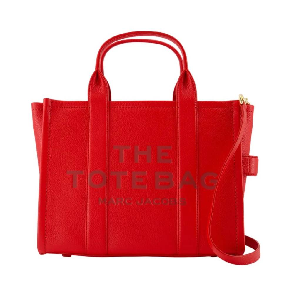 Marc Jacobs - The Leather Medium Tote Bag Väskor - unisex - ONE Size - Läder