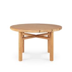Ethnicraft - Quatro Outdoor Side Table - Teak 59x59 - Udendørs små borde og sideborde - Jacques Deneef - Træ farvet - Træ