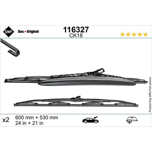 Torkarblad, Fram - citroën, mitsubishi, nissan, opel, peugeot, renault, volvo