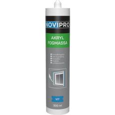 Akrylfog Novipro Vit 300 ml