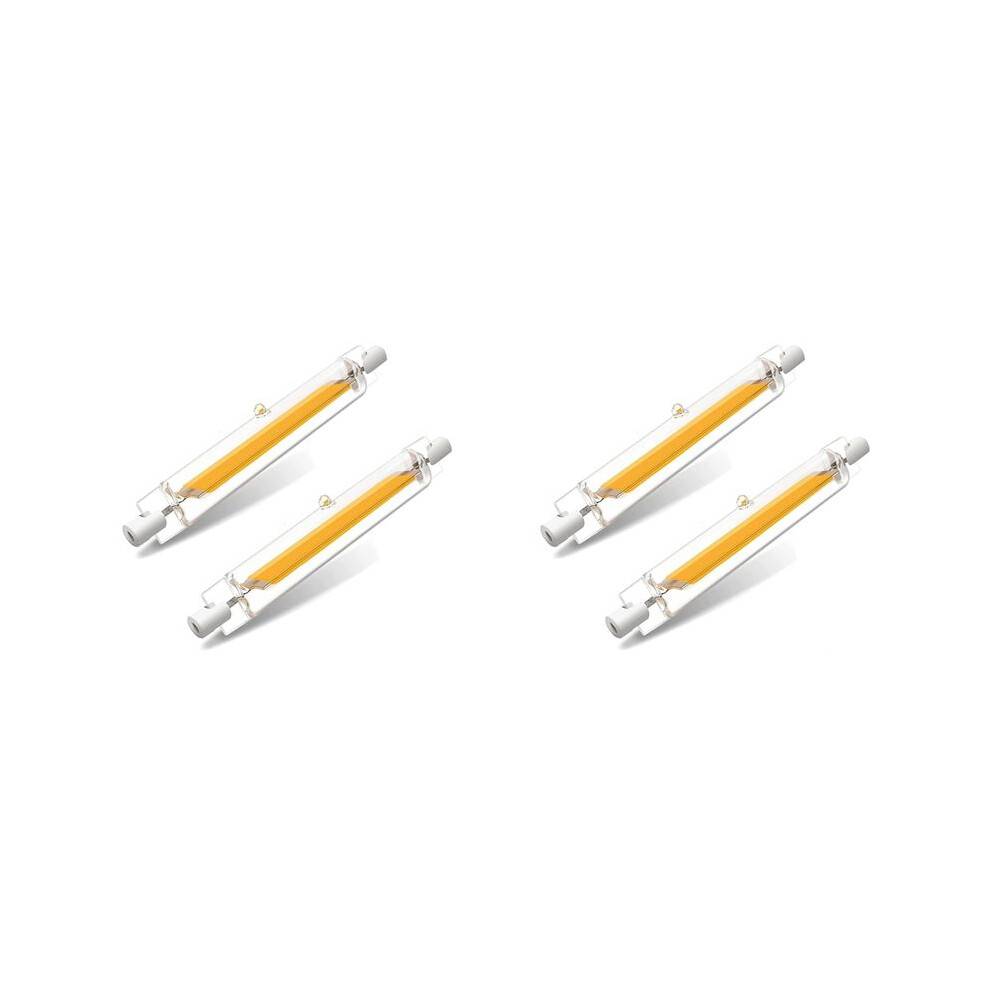 R7S LED 118mm Dimmable Lamps, 20 W R7S LED Bulbs Replacement for 200 W Halogen Bulbs, Warm White Pack of 4