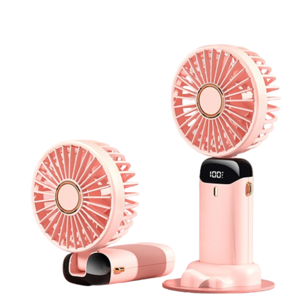 USB håndholdt ventilator mini bærbar studerende lille ventilator digital foldbar aromaterapi lille elektrisk ventilator