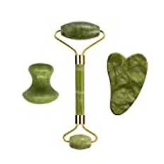 Naturlig jade roller Gua Sha set ansiktsroller massage Gua Sha sten ansiktsskönhet verktyg massageprodukt typ 14