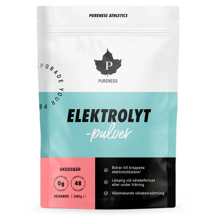 Elektrolytpulver Skogsbär 240 gram Pureness