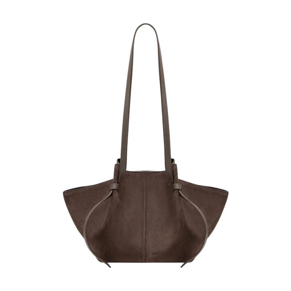 Yuzefi Mochi Skuldertaske - Tasker - Dame - Brun - ONE SIZE - Uld