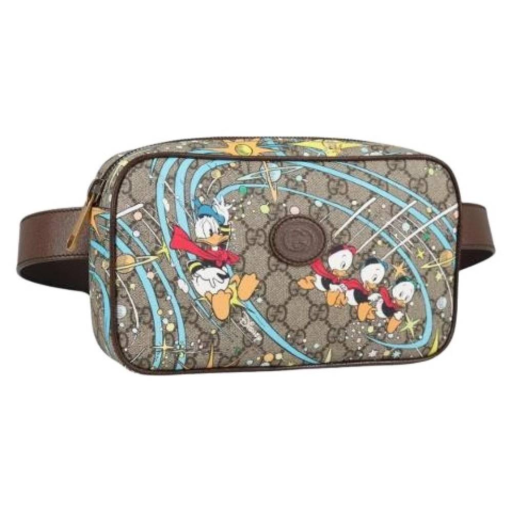 Gucci Vintage Pre-owned Vintage GG Canvas Waist Bag - Vintage - Dame - Beige - ONE SIZE - Uld