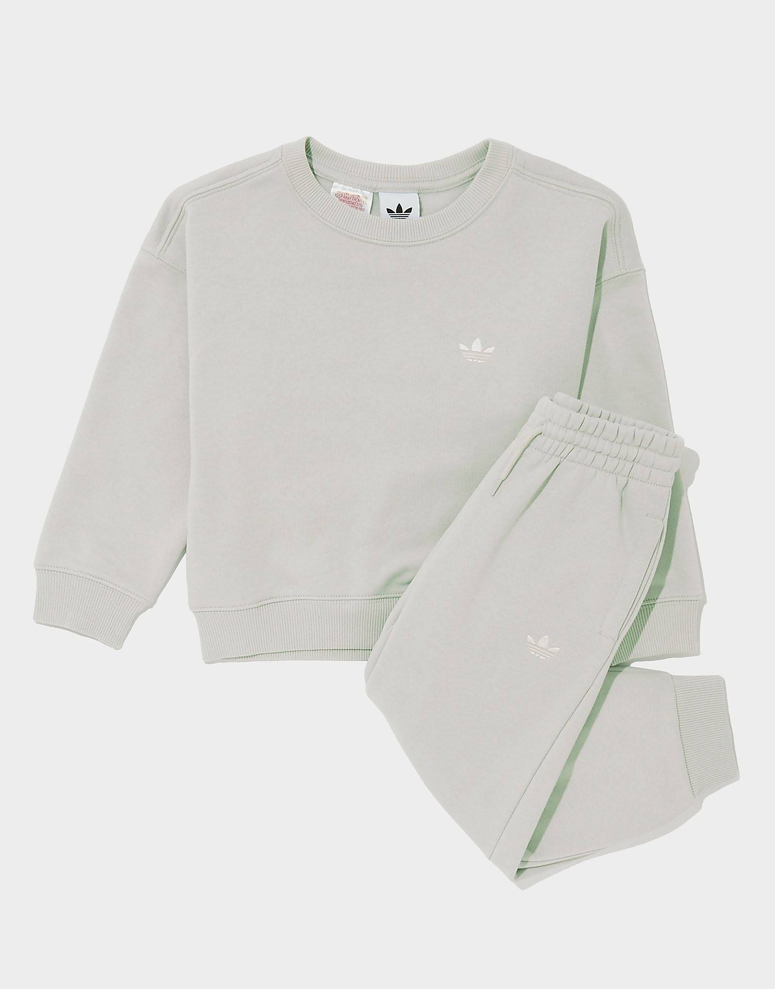 adidas Originals Girls' Trefoil Essential Tracksuit Children, Grøn