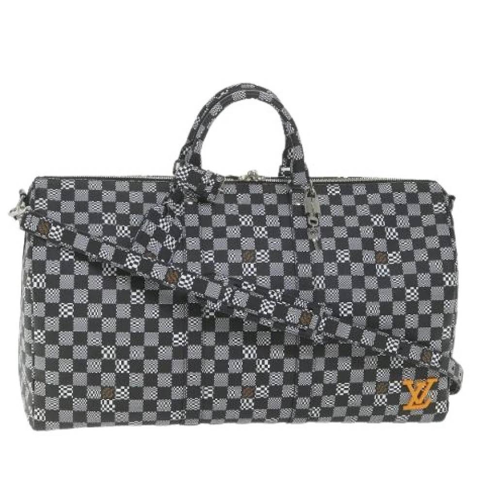Louis Vuitton Vintage Pre-owned canvas tasker - Vintage - Dame - Flerfarvet - ONE SIZE - Uld