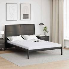 vidaXL Madras med Kokoslag Hvid 200 x 140 cm PU Skum