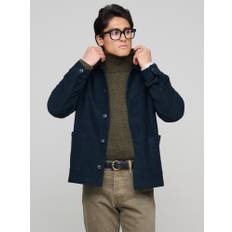 Moleskin Twin Pocket Jacket, Navy - XL