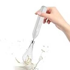 Electric Egg Beater, 3 Speed USB Rechargeable Handheld Mixer, 800mAh Battery-Powered Coffee Frother, Automatic Whisk for Hot Chocolate, Latte, and Salad Dressing