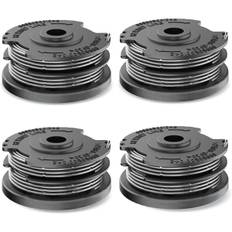 4 stk. linjespoler til Bosch græstrimmerruller, nylon erstatningsspole til Bosch F016800351 ART 24,27,30 og ART 30-36 LI (6,1mx Ø1,65mm)