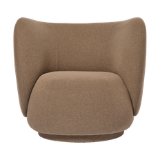 Ferm Living Rico lounge chair fåtölj Autum-0361 Dark Sand - Brun