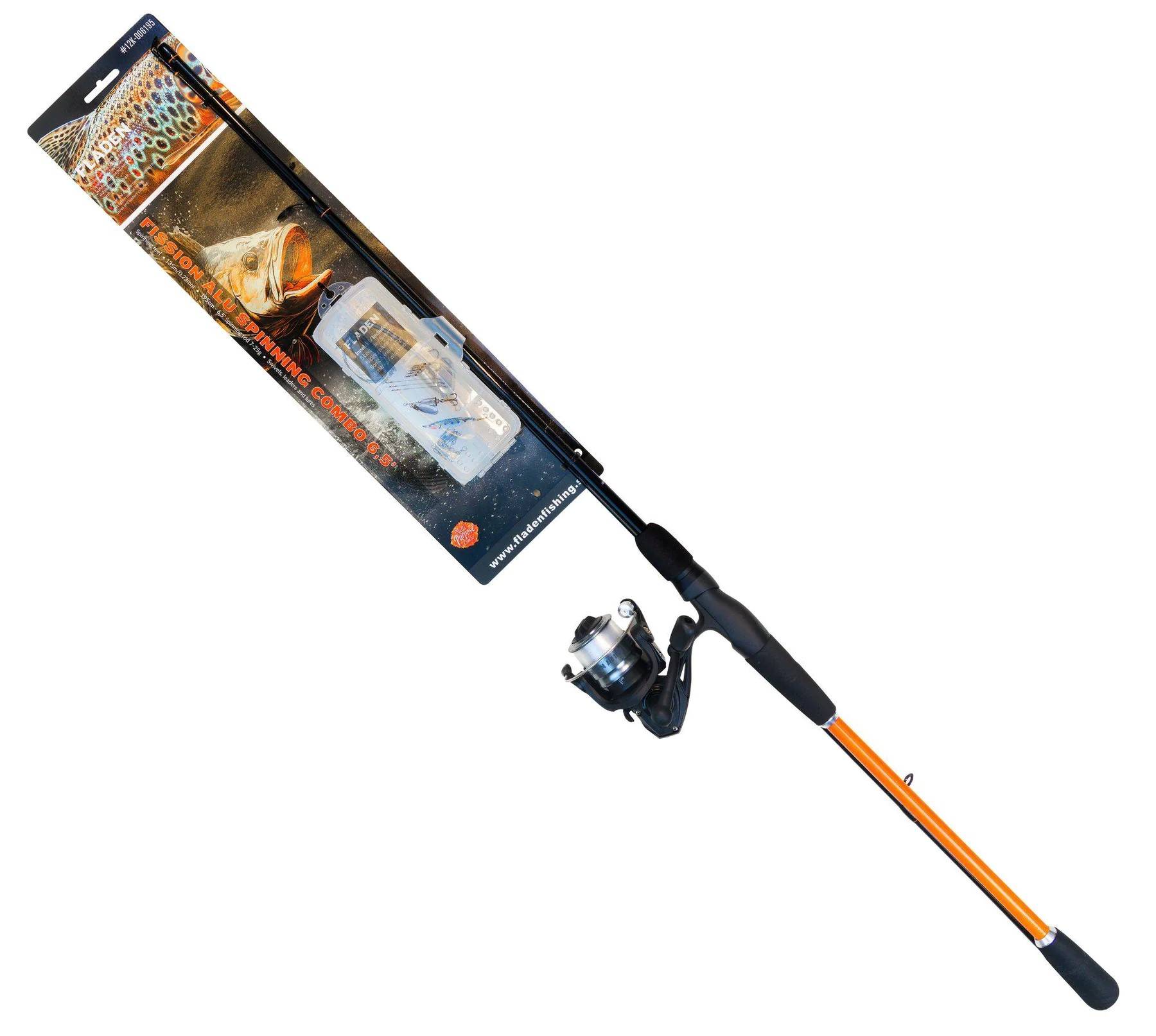 Fiskeset Fission Alu 195cm 7-25g med betesbox