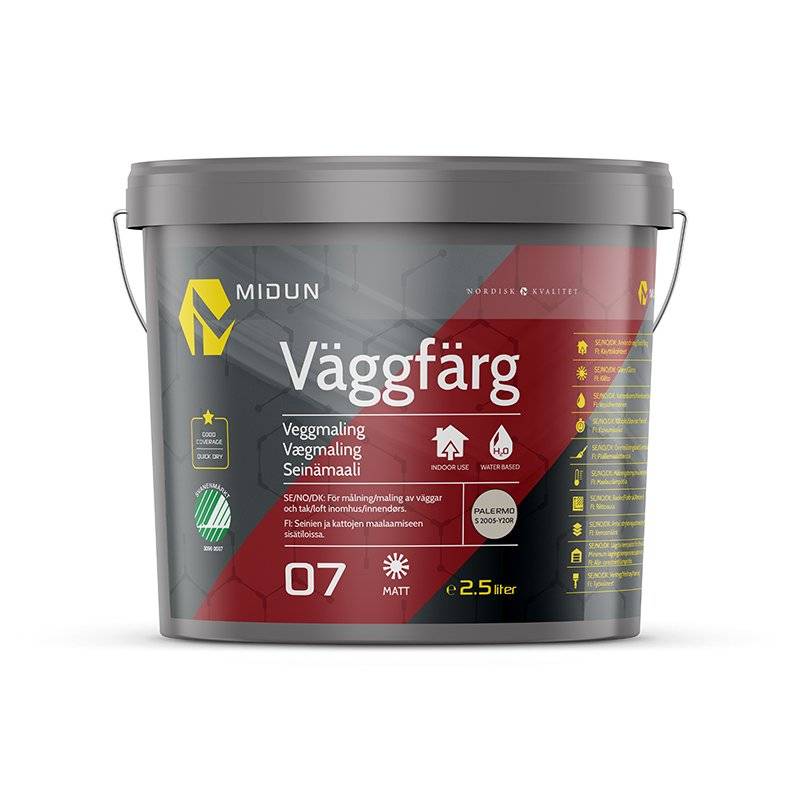 Väggfärg 7 Verona Matt Midun