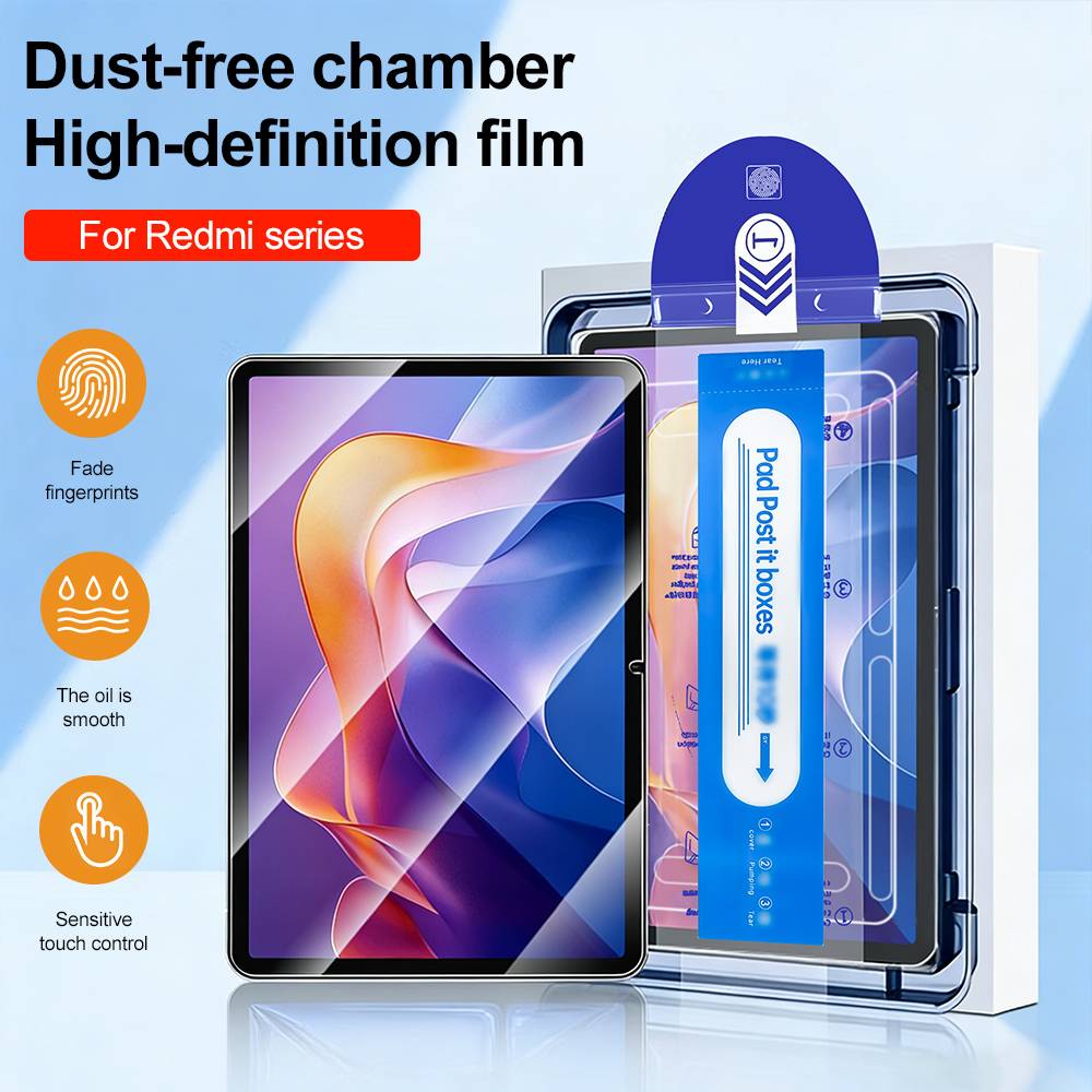 Tempered Glass For Xiaomi Pad 7 8 Pro 11.2 inch 7S 6S 6 5 Pro Redmi Pad 2  SE 11 8.7 Screen Protector Film With Easy Install Kit