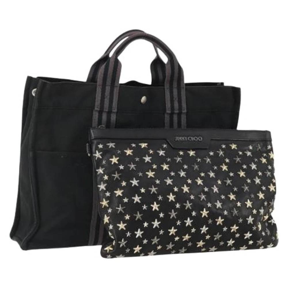 Jimmy Choo Pre-owned Pre-owned Tote Bag - Vintage - Dame - Sort - ONE SIZE - Læder