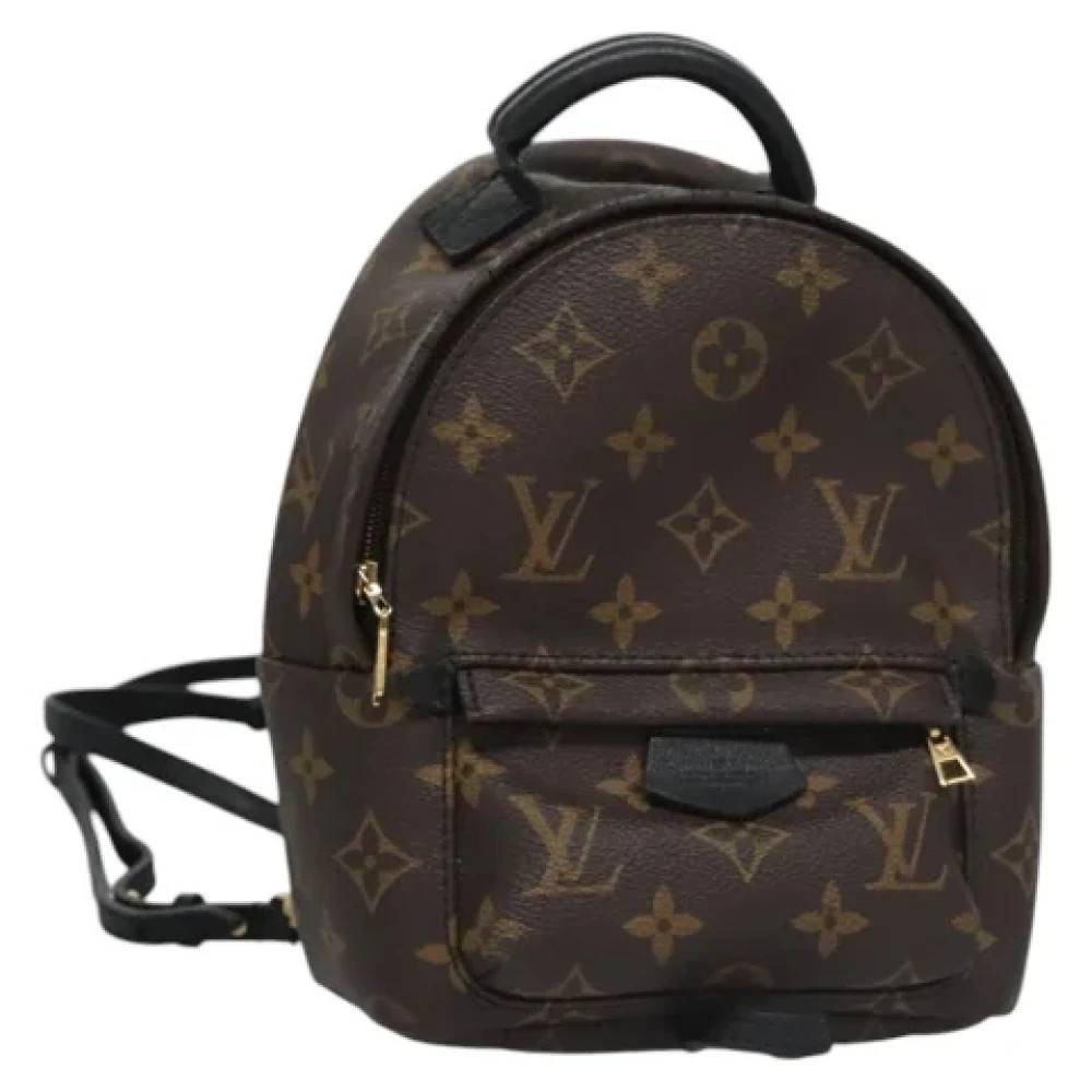 Louis Vuitton Vintage Pre-owned Vintage Canvas Rygsæk - Vintage - Dame - Brun - ONE SIZE -