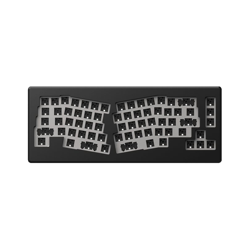 MonsGeek M6 Alice Aluminium Anpassningsbar DIY-kit 68 tangenter Mekanisk CNC Packning-Fjäll Hot-swap RGB-bakgrundsbelysn