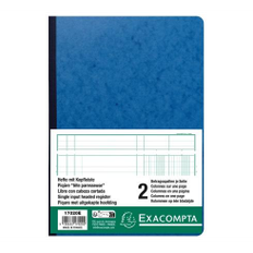 Exacompta kolonnebog, 2 kolonner