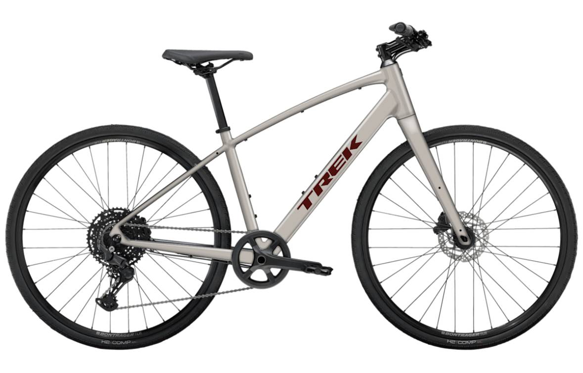 Trek Fx 3 Stepover Lunar Silver - m - Citybike Herre - Sølv.