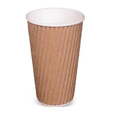 25 stk Kaffebæger - Ripple-Wrap™ dobbelt væg 490ml