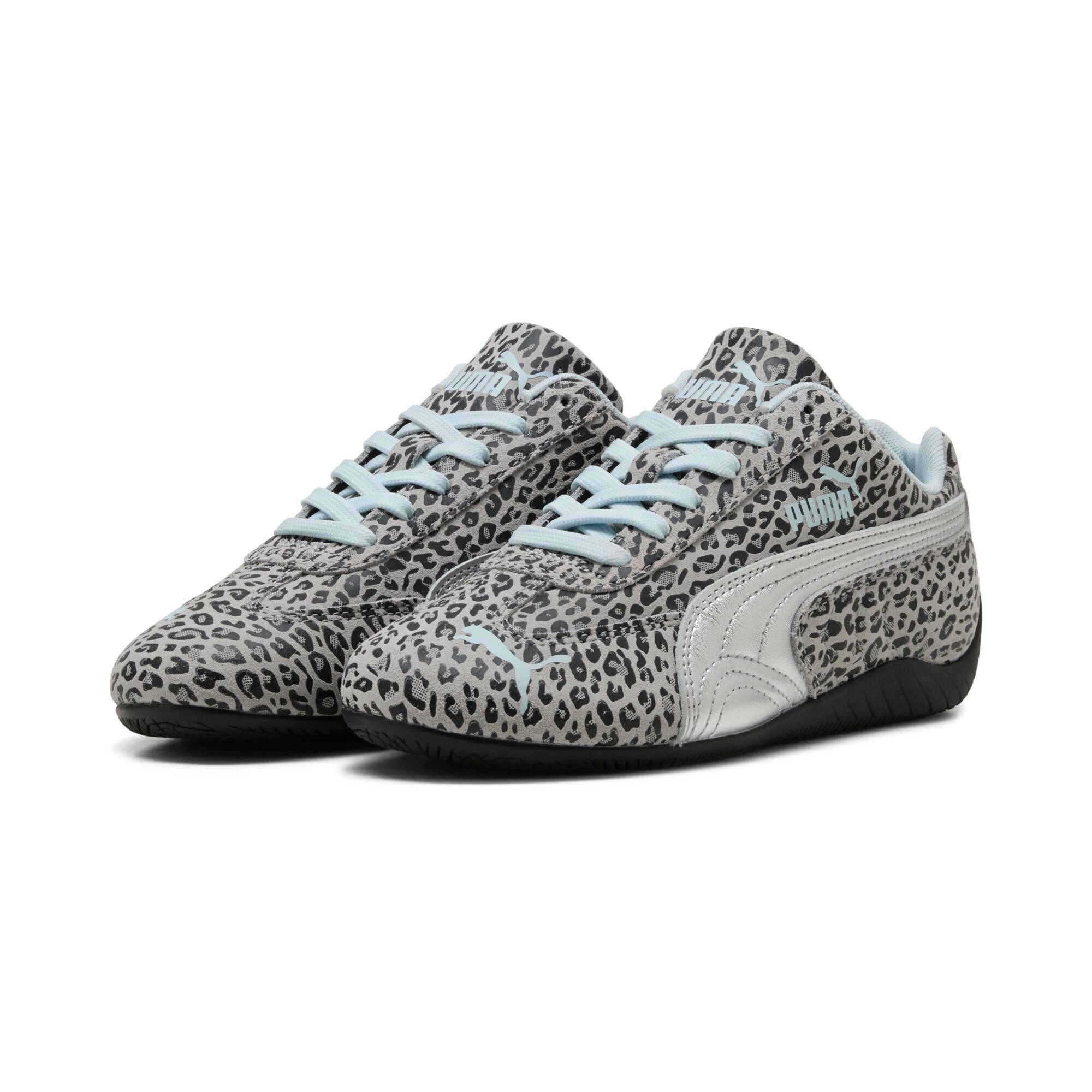 PUMA Speedcat LeoGirl Sneakers Youth, Shop, Gray Echo/Silver, 37.5