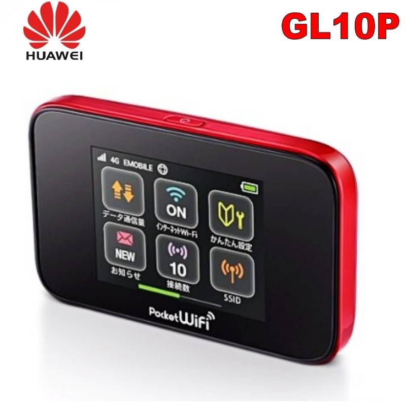 Låsa upp 4g wifi-router med sim-kortplats huawei gl10p 4g bärbar trådlös wifi-router