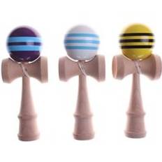 Barn trä kendama koordinera boll kendama japansk traditionell jonglering trä spel bollar bilboquet trä utomhus sportleksaker