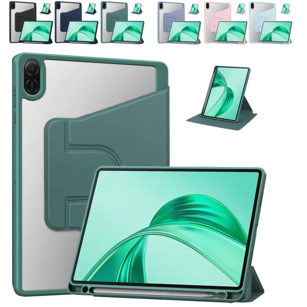 Fodral För Honor Pad X8a Fodral 11  Trefaldigt PU-läder Akryl Baksida Ställskydd För Honor Pad X8a X 8a Fodral med Med Pennhållare
