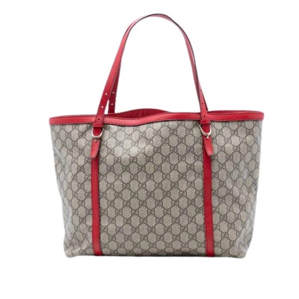 Gucci Vintage Pre-owned The Nice tote taske - Vintage - Dame - Beige - ONE SIZE - Læder