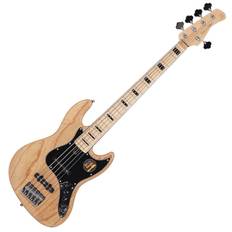 Sire Marcus Miller V7 Vintage Swamp Ash-5 FL 2nd Gen Natural Fretless basguitar