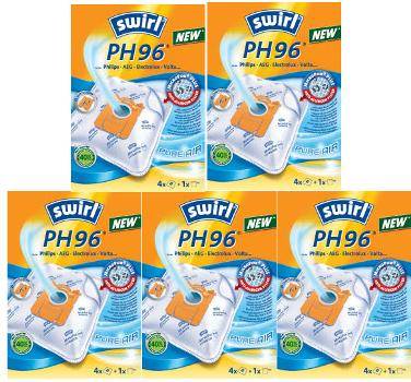 Electrolux S-Bag Ultra Long Performance E210. SWIRL PH96. 5 pakker.