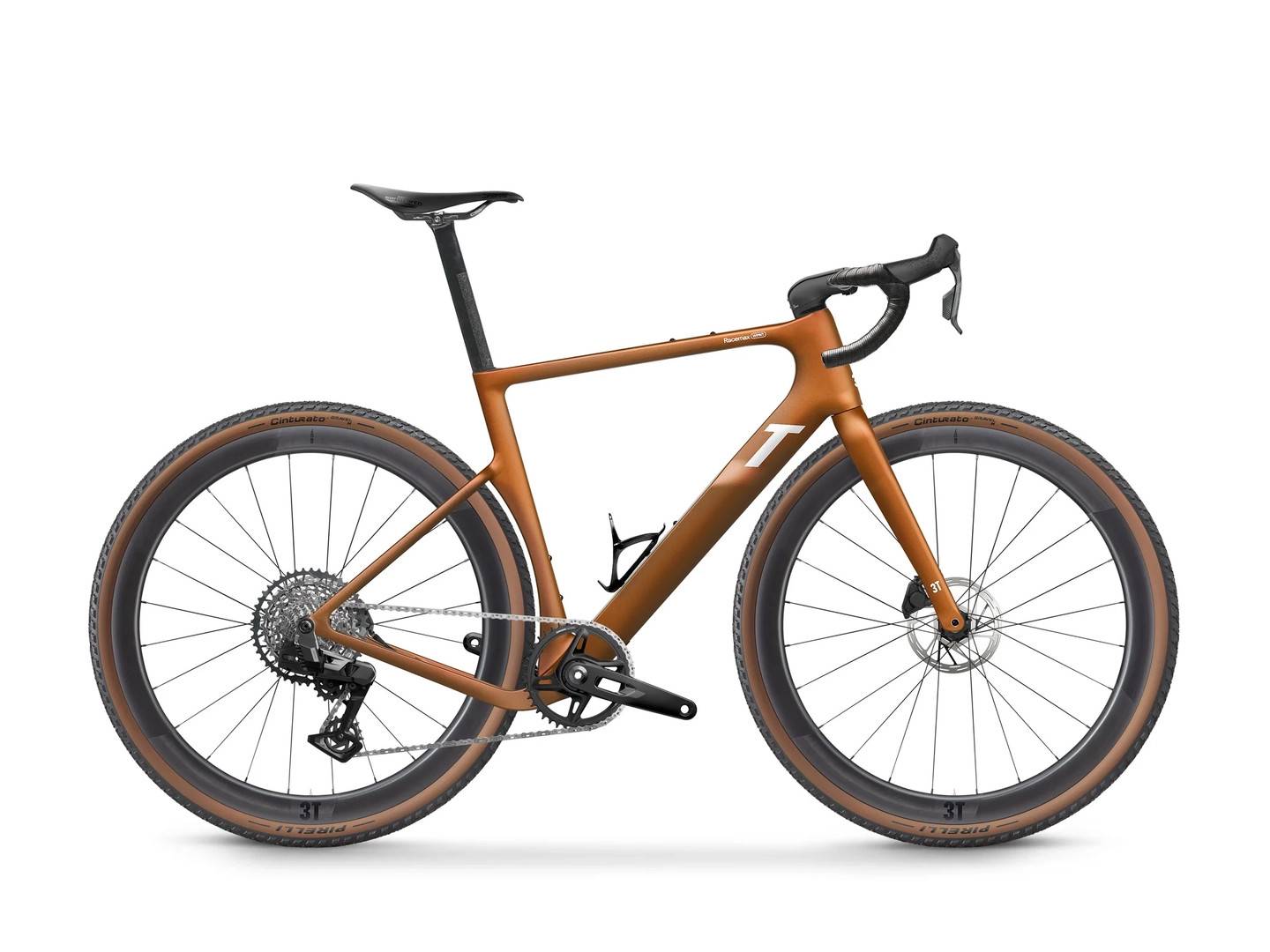 3T Racemax WPNT Rival 1x13 Gravelcykel Bronzo, Str. L - Orange (L)
