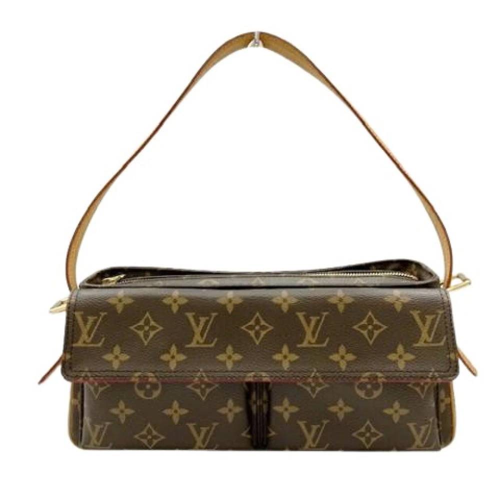Louis Vuitton Vintage Pre-owned Vintage Canvas Skuldertaske - Vintage - Dame - Brun - ONE SIZE - Uld