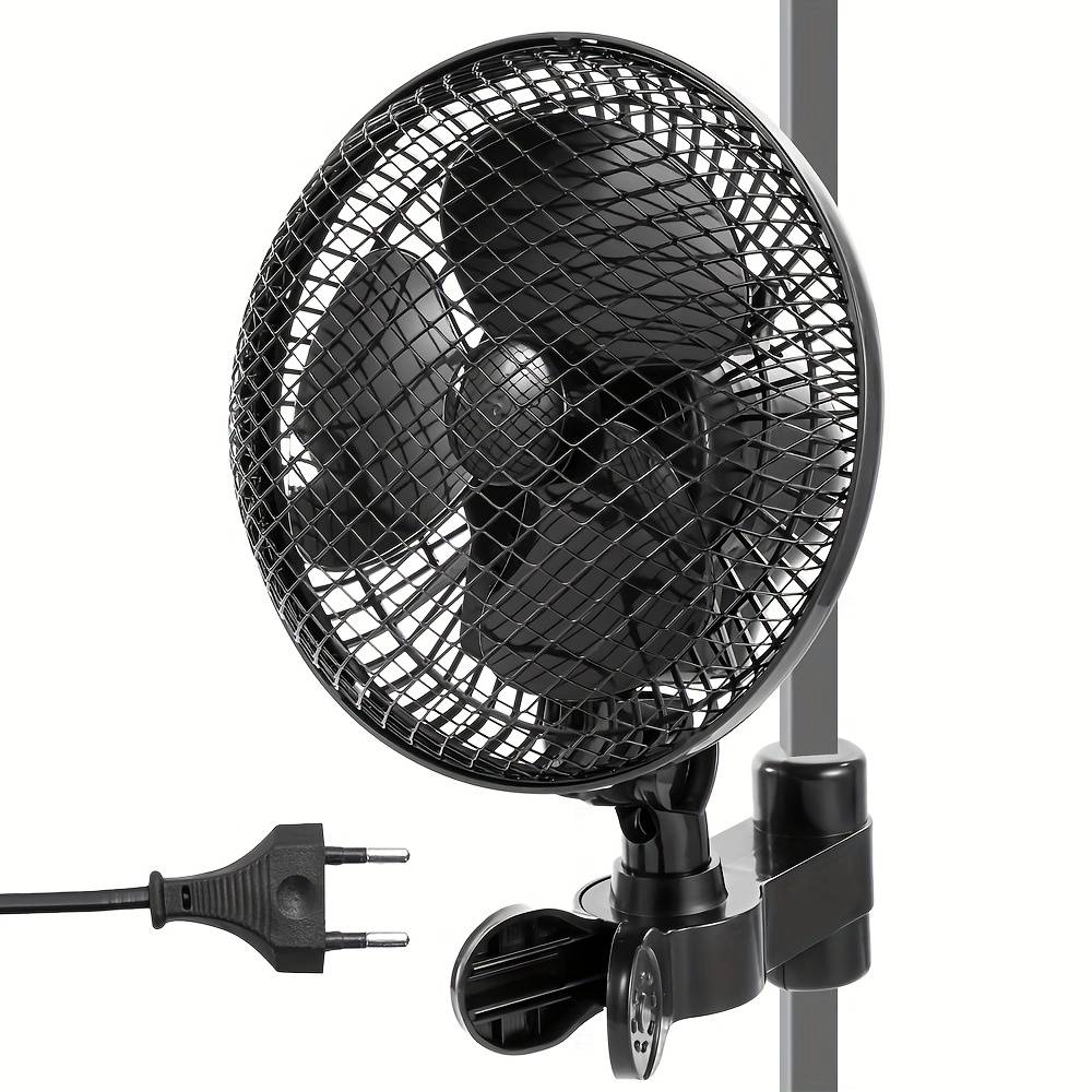 Grow Tent Fan Oscillating 2 Fan Strong Airflow Quiet Greenhouse Additions Adjustable Air Blower For Ventilation