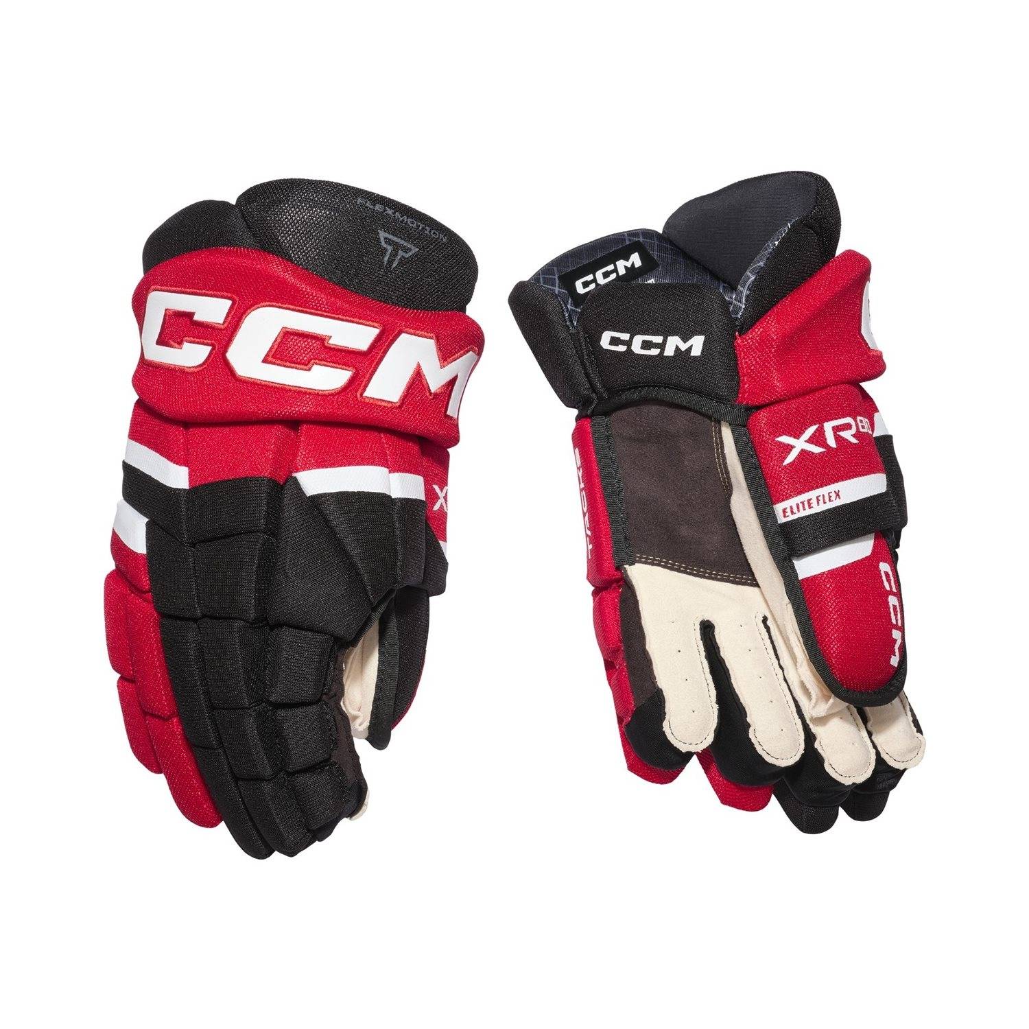 CCM Hockeyhandskar Tacks XR80 Jr Black/Red/White