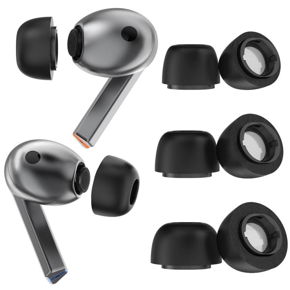 Ahastyle Memory Foam Ear Tips (3-pack) Samsung Galaxy Buds 3 FE sort