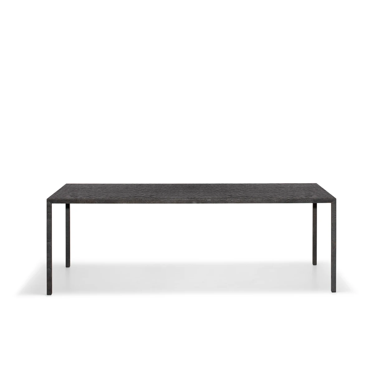 MDF Italia Tense Table - Heritage Wood - 400x120cm / Black-stained oak