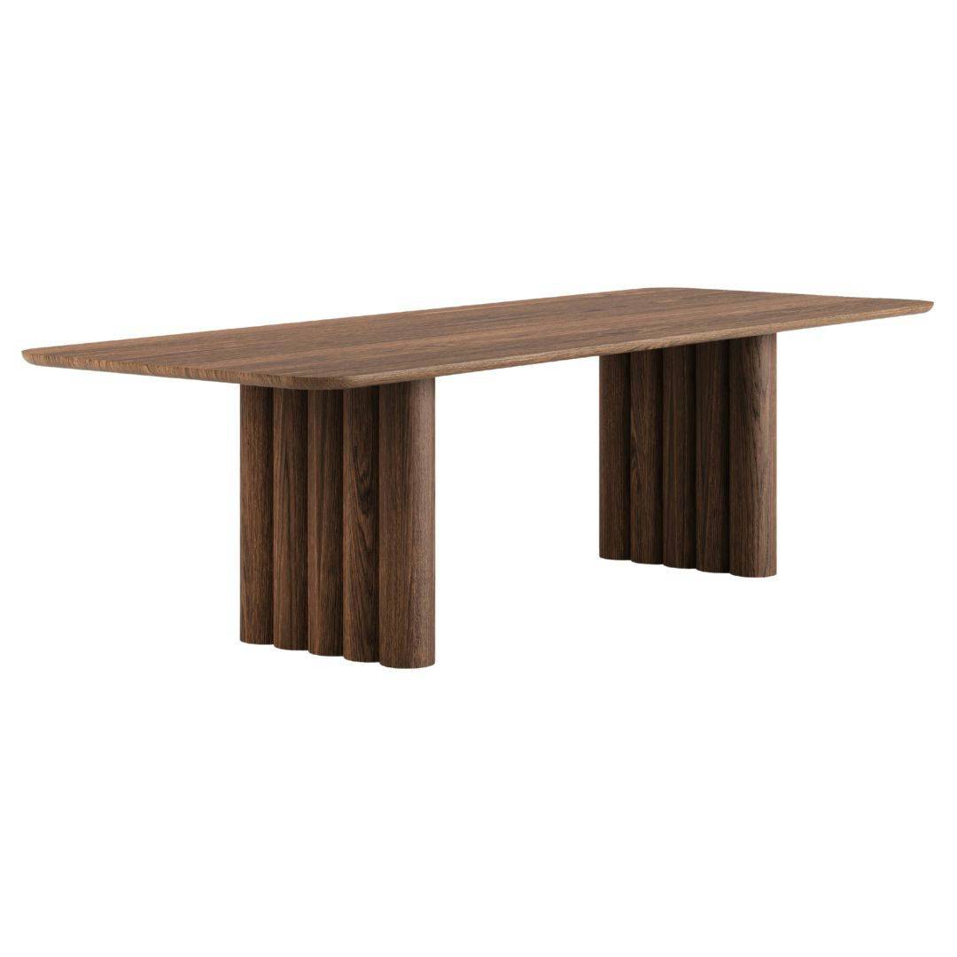dk3 Plush Table Rectangular Spisebord - Walnut Oil 240x100x74