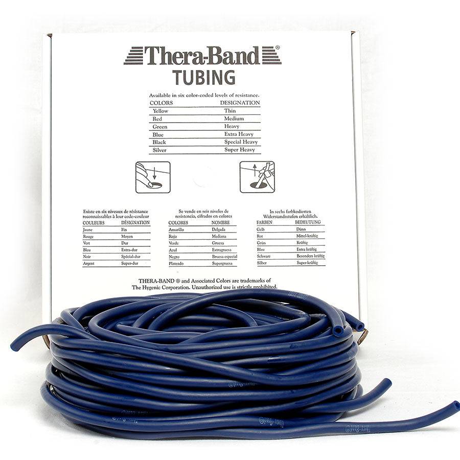 Theraband | Blå træningstube | 30.5 meter | Over middel.