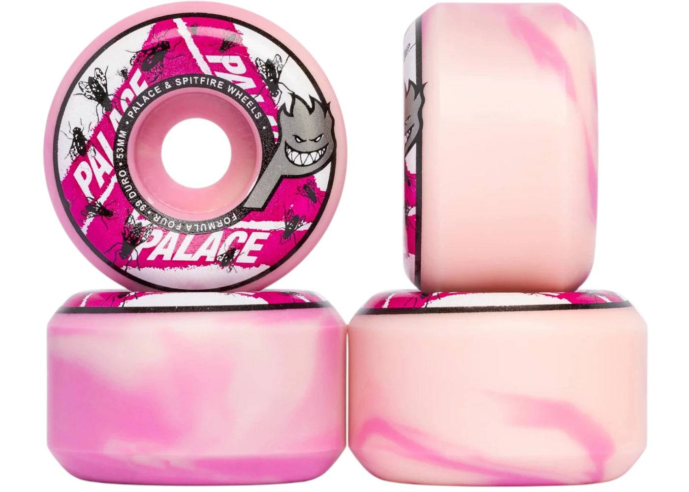 Palace Spitfire Formula Four Conical Full Fly 53MM Skateboard Wheels 53Mm - One Size (One Size)