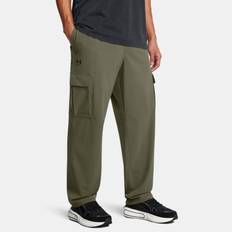 Men's Under Armour Vibe Woven Cargo Pants Marine OD Green / Black XS