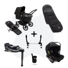 Bugaboo Donkey 5 Mono Ultimate Bundle Black - Midnight Black