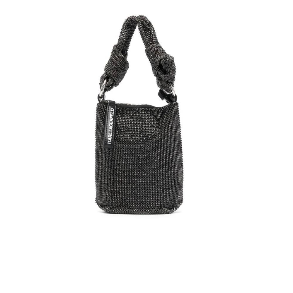 Karl Lagerfeld K/Evening Knotted Top Handle - Tasker - Dame - Sort - ONE SIZE -