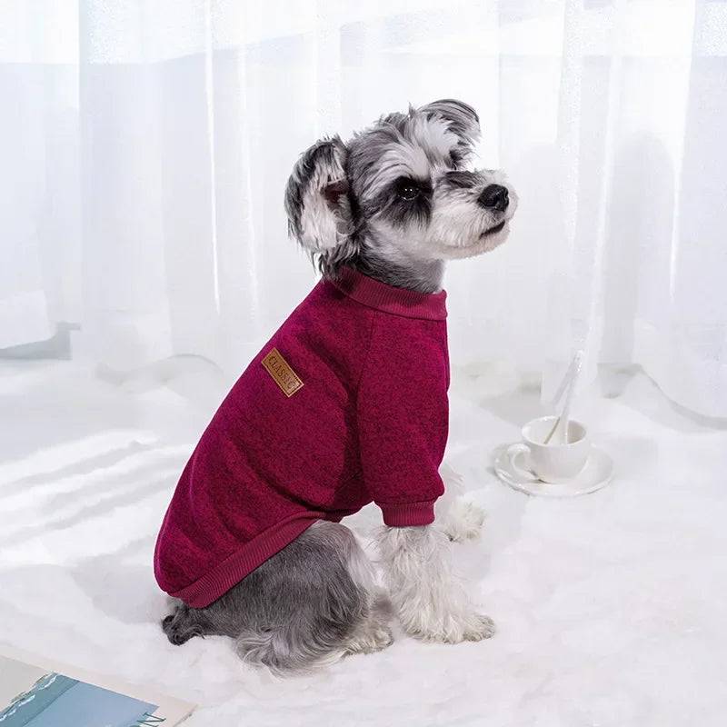 Winter Pet Jacket - Warm Coat for Dogs and Cats - Claret / XXL (XXL)