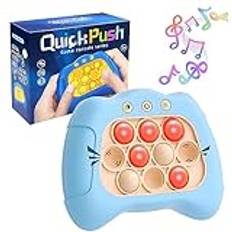 Elektroniskt spel, Quick Push Bubble Game, Pop Fidget-leksak, snabb push game-toy, elektronisk sensorspel, pedagogisk spelkonsol för tidigt barn