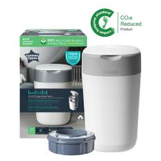 Tommee Tippee Sangenic Blöjhink Twist & Click och refill film (1-pack), vit