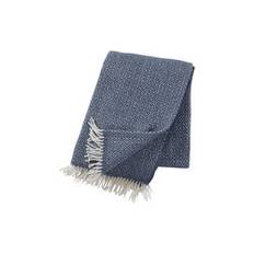 Stella ullpläd, smokey blue